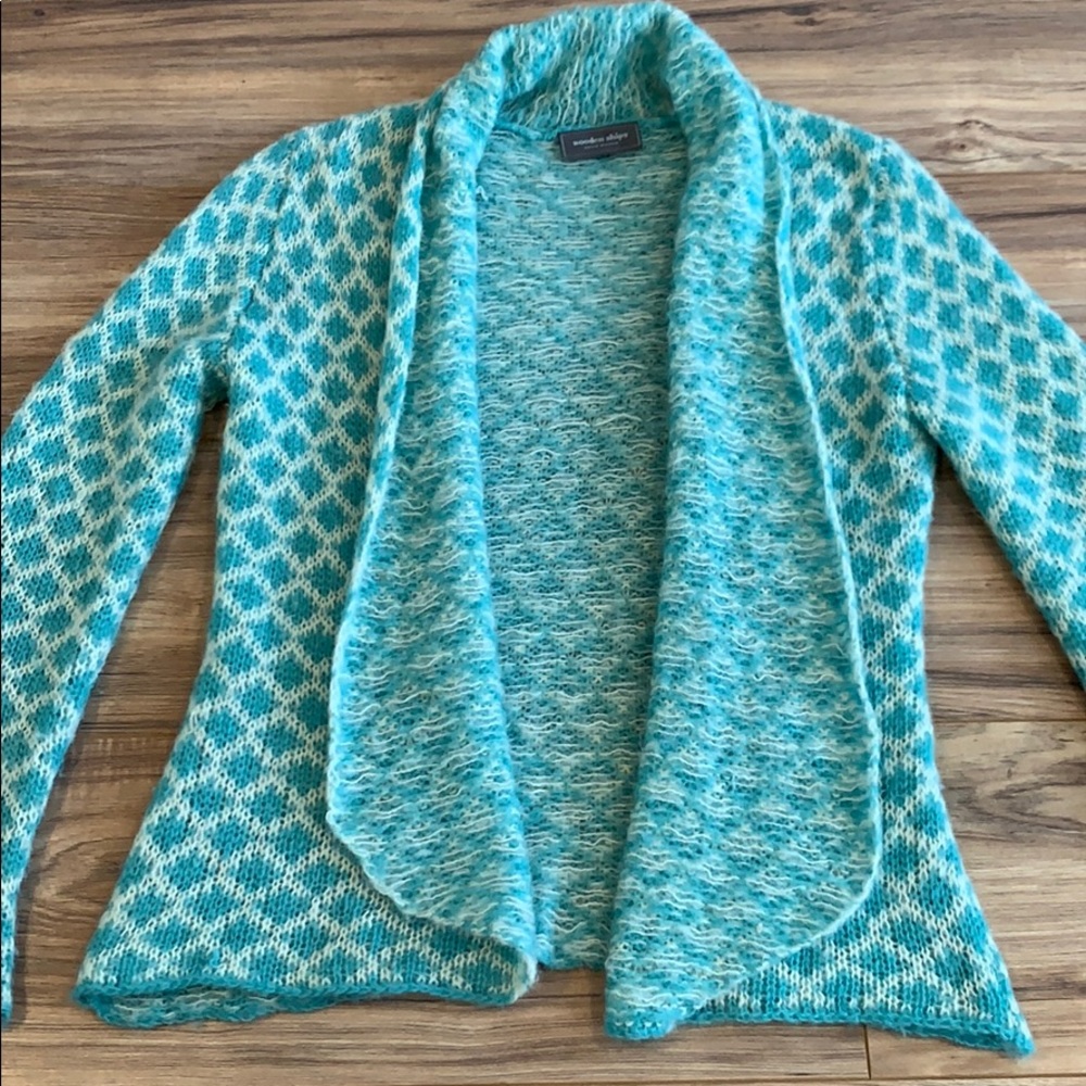 Wooden ships wool cardigan